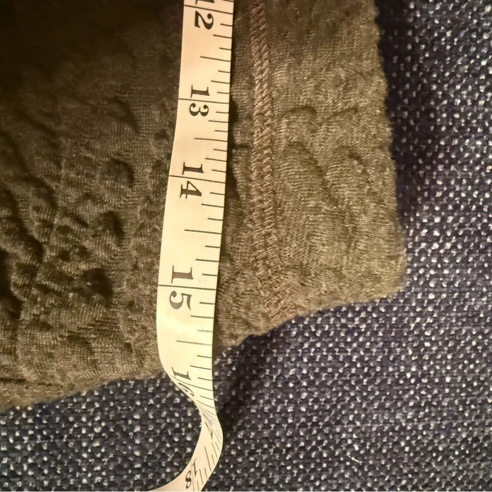 Prana Textured Knit Mini Skirt in Olive